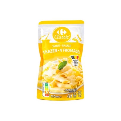 Carrefour 4 Cheese Sauce 220ml | Chockies