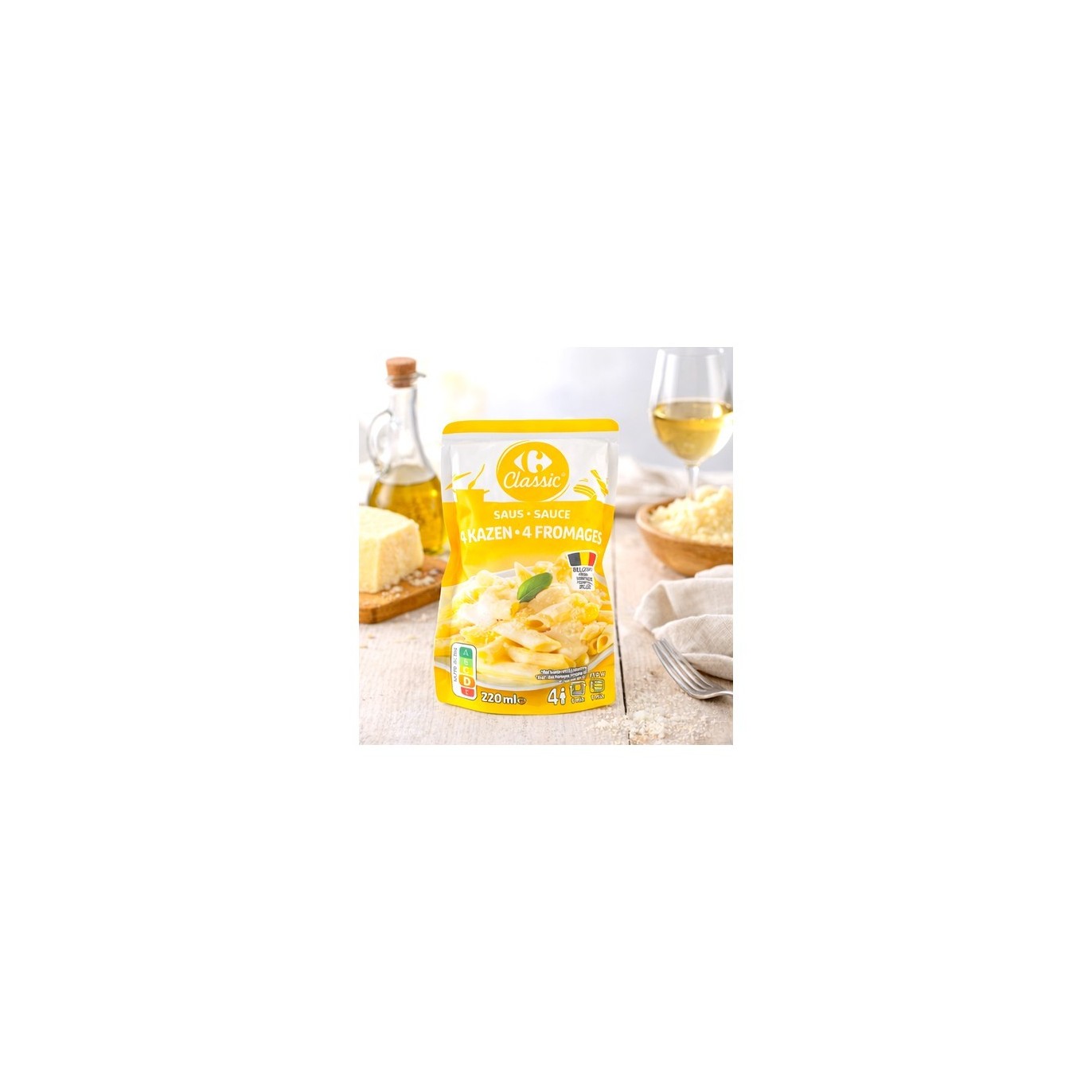 Carrefour 4 Cheese Sauce 220ml | Chockies