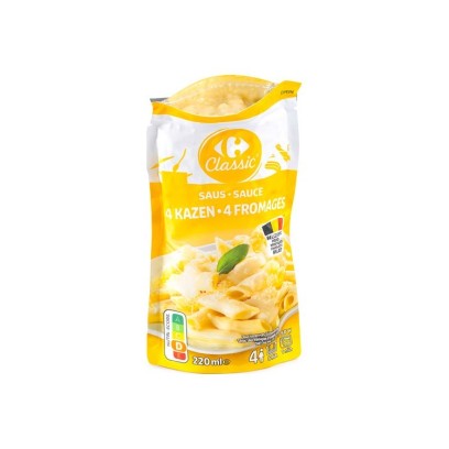 Carrefour 4 Cheese Sauce 220ml | Chockies
