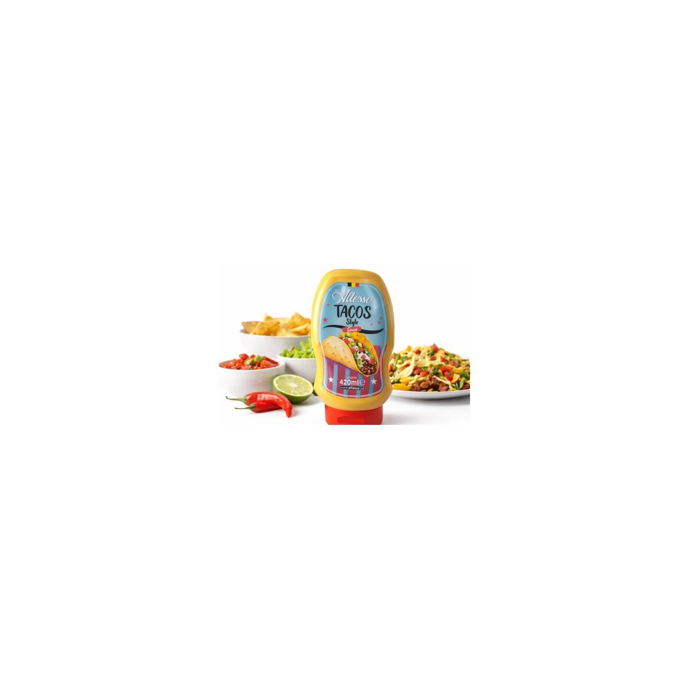 Premium-Tacosauce 420 ml – Geschmack nach belgischem Snack | Chockeys