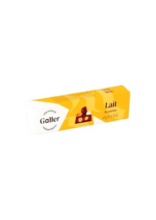 Galler bâton lait noisettes entières 65 gr