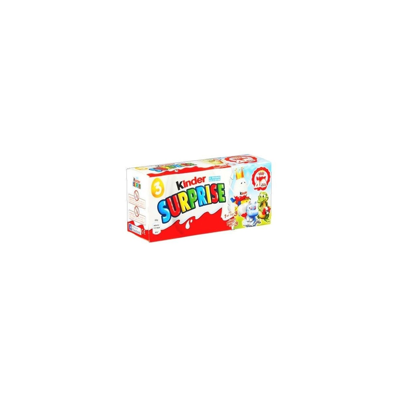 Ferrero Kinder Surprise garçons T3 3x 20 gr CHOCKIES