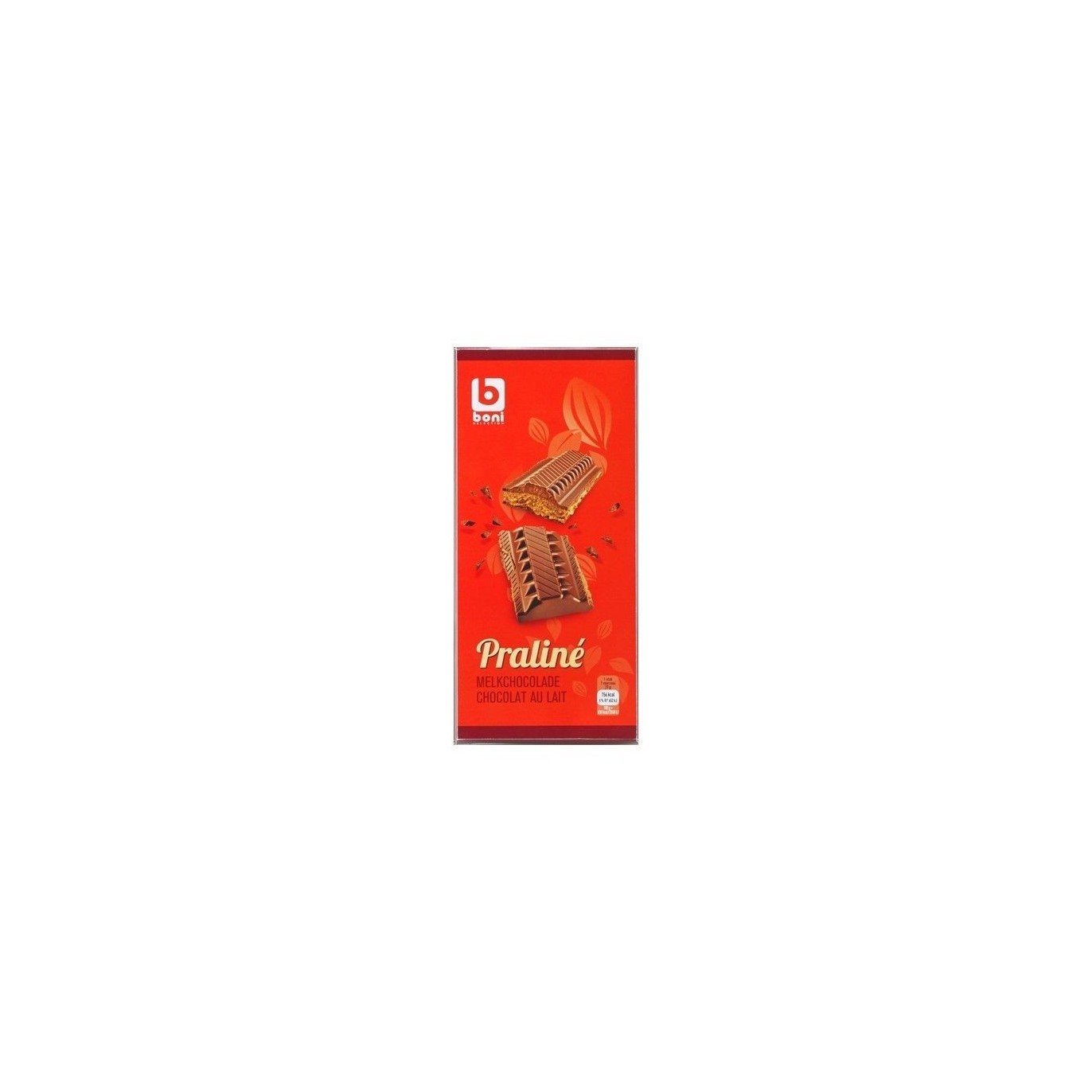Boni Selection chocolat lait praliné 200 gr CHOCKIES