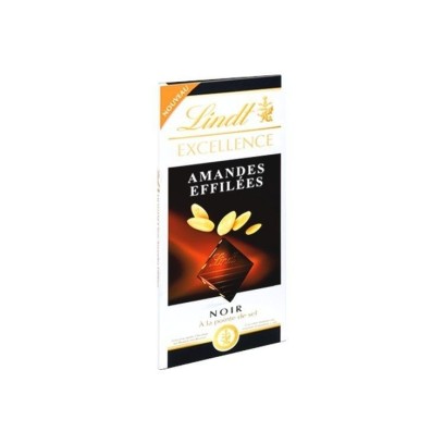 FR - Lindt Excellence noir amande effilée 100 g CHOCKIES