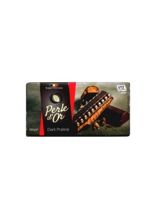 L - Perle d'Or chocolat noir praliné 180 gr CHOCKIES