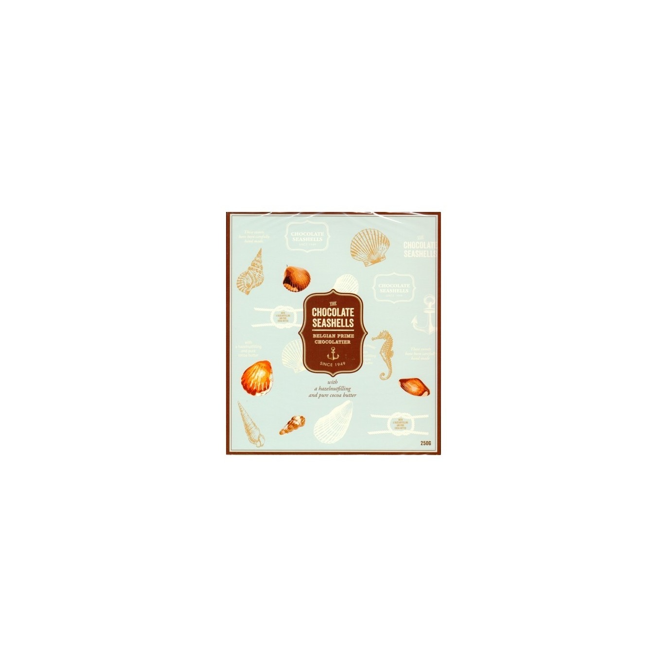 L - The chocolate seashells fruits de mer pralinés 250 gr