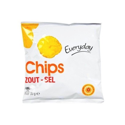 Everyday chips salée 36x 50 gr EPICERIE BELGE CHOCKIES
