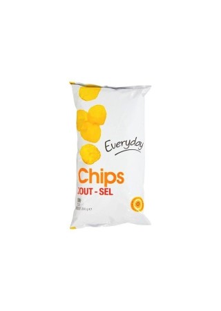Everyday chips sel 200 gr EPICERIE BELGE CHOCKIES