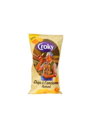Croky chips à l'ancienne naturel 200 gr CHOCKIES BELGE