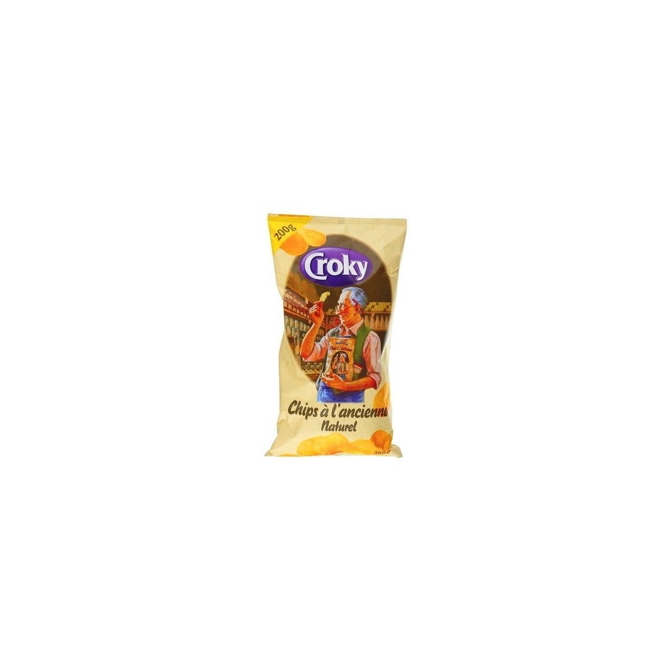 Croky chips à l'ancienne naturel 200 gr CHOCKIES BELGE