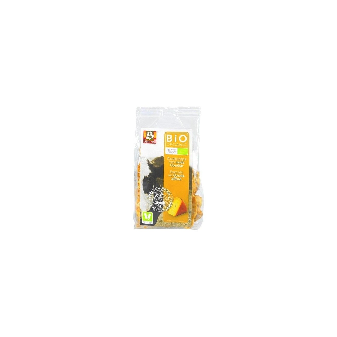 Buiteman biscuits fromage gouda bio 125 gr CHOCKIES