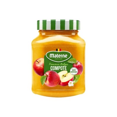 Materne compote pommes belges morceaux 375 gr