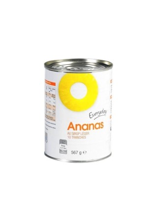 Everyday ananas tranches au sirop 567 gr BELGE CHOCKIES