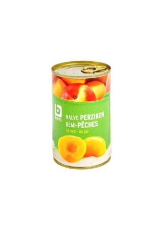 Boni Selection demi pêches jus 410 gr BELGE CHOCKIES