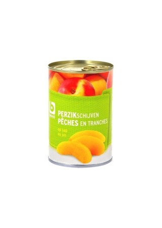 Boni Selection pêches tranches au jus 410 gr CHOCKIES