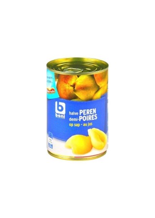 Boni Selection demi poires au jus 411 gr CHOCKIES