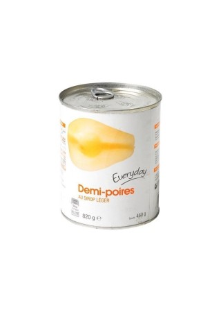 Everyday demi poires sirop 820 gr EPICERIE CHOCKIES