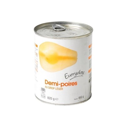 Everyday demi poires sirop 820 gr EPICERIE CHOCKIES