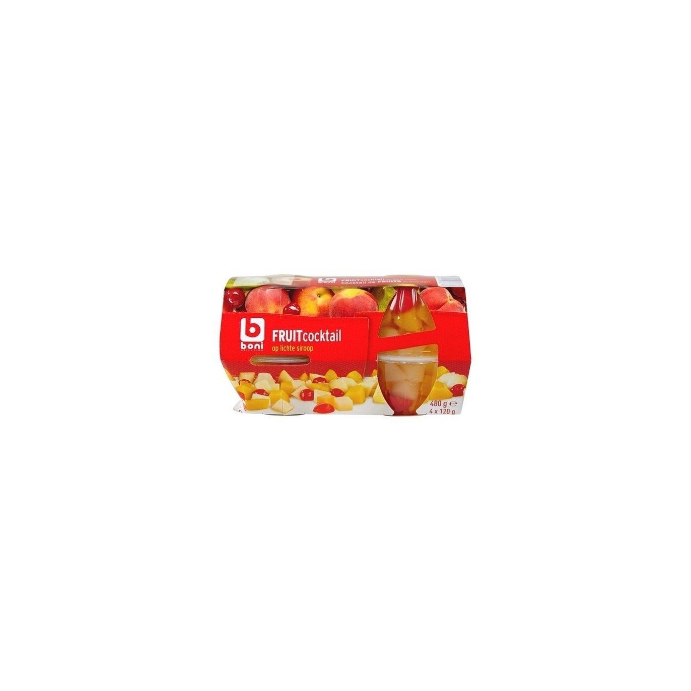 Boni Selection Cocktail fruits sirop 4x 120 gr CHOCKIES