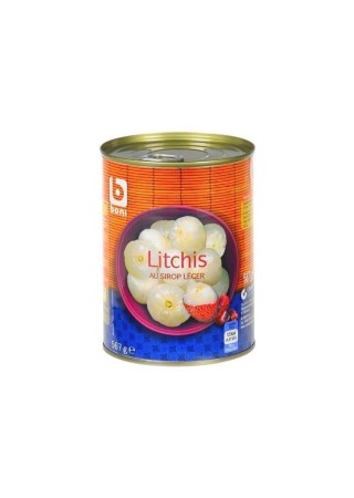 Boni Selection litchis sirop léger 567 gr CHOCKIES