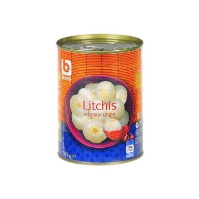 Boni Selection litchis sirop léger 567 gr CHOCKIES