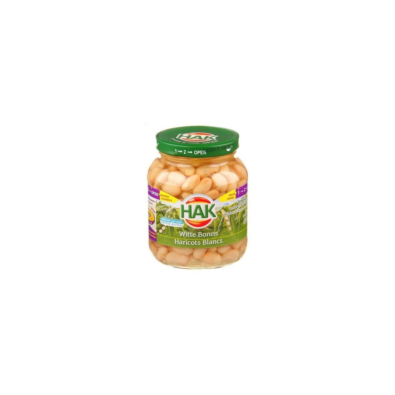 Hak haricots blanc 360 gr CHOCKIES épicerie spécialité