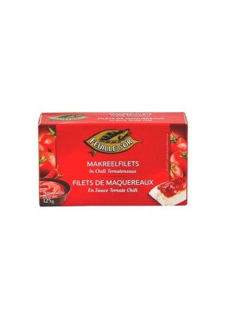 Feuille d'Or maquereau tomate chili MSC 125 gr