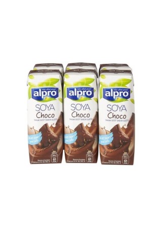 Alpro soya drink choco (brique) 6x25cl - BELGE CHOCKIES