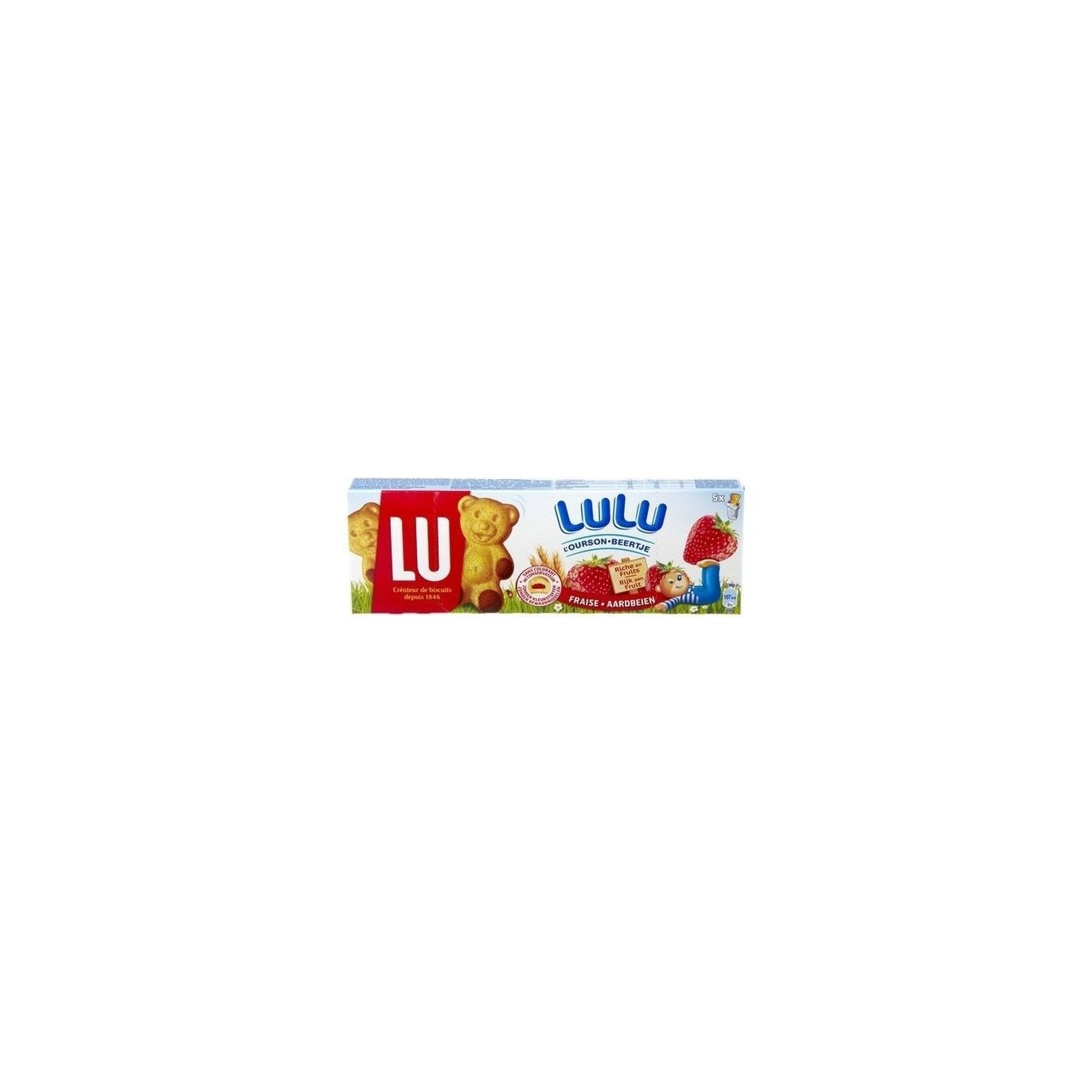 LU Lulu 5 oursons fraise 150 gr CHOCKIES CAKE